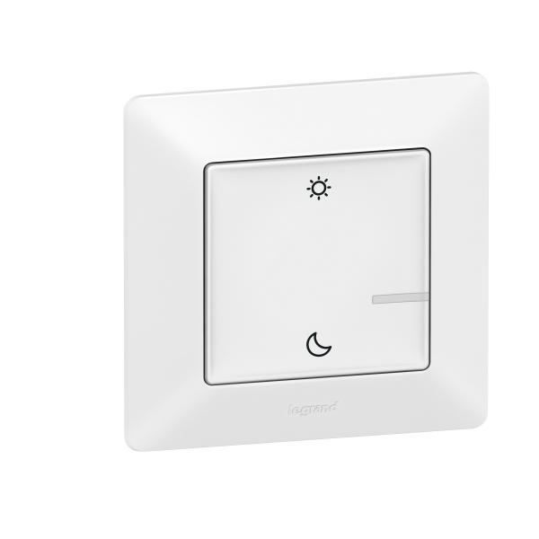 Legrand NETATMO Белый Умный беспроводной сценарный выключатель "День/Ночь".